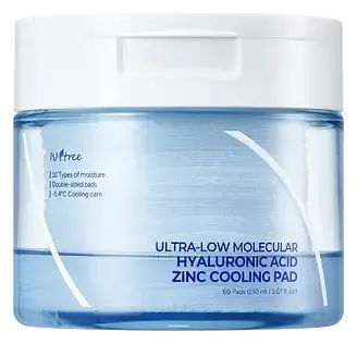 Isntree Ultra-Low Molecular Hyaluronic Acid Zinc Cooling Pad