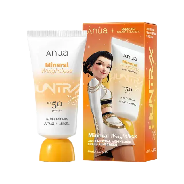 Anua K-Pop Demon Hunters Mineral Weightless Finish Sunscreen SPF 50 PA++++