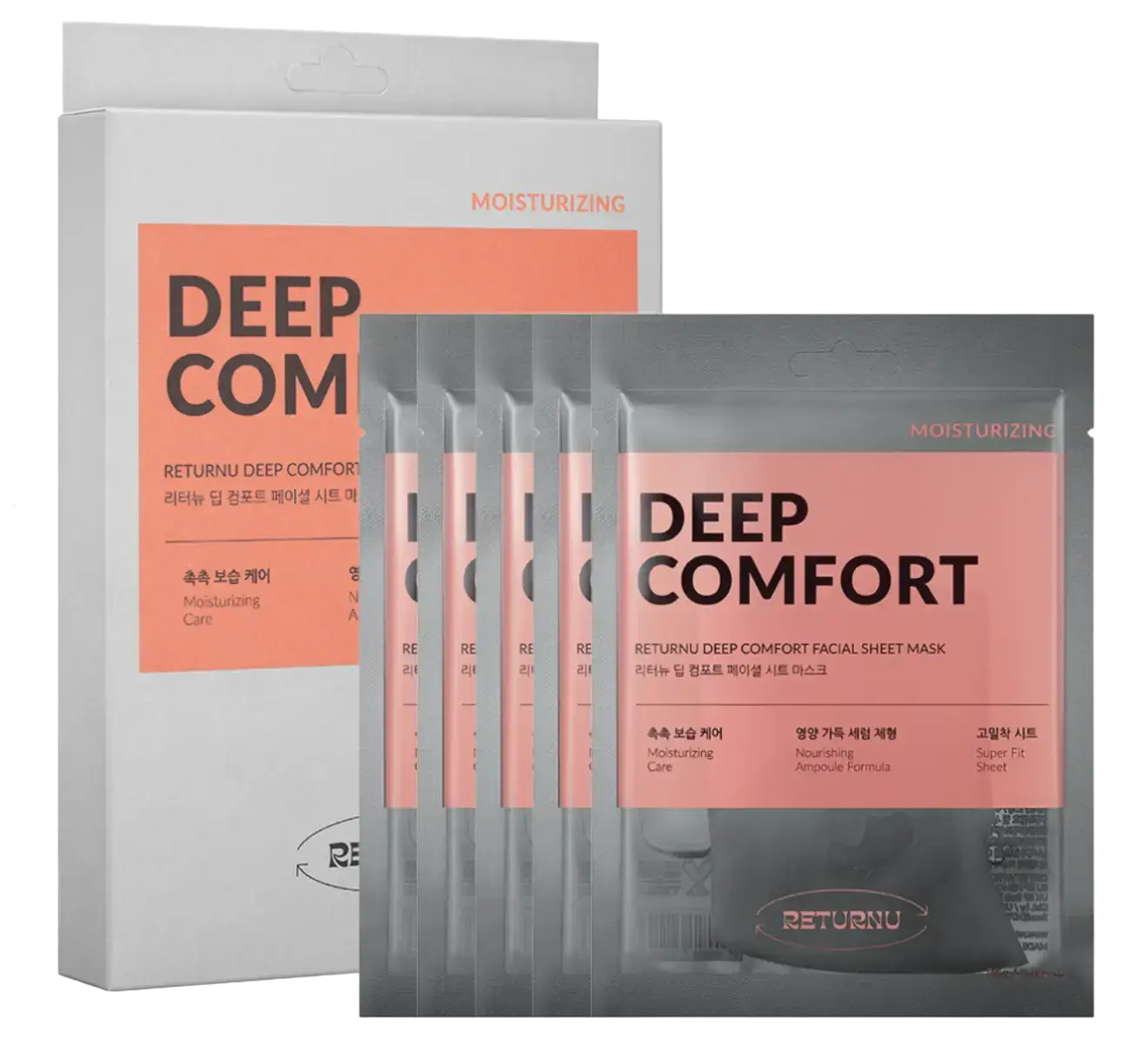 Returnu Deep Comfort Facial Sheet Mask