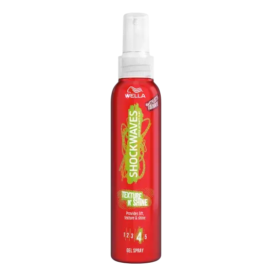 Wella Shockwaves Texture N' Shine Gel Spray