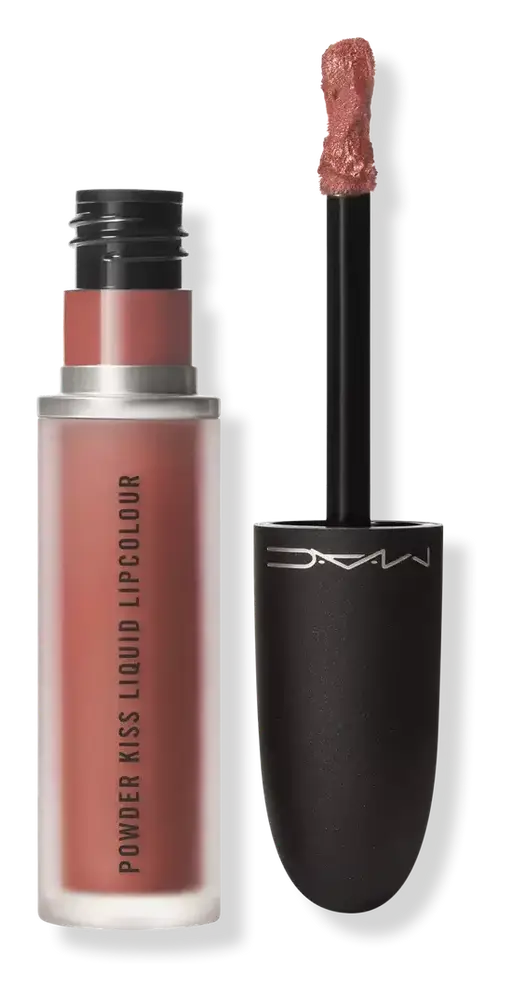 Mac Cosmetics Powder Kiss Liquid Lip Over the Taupe