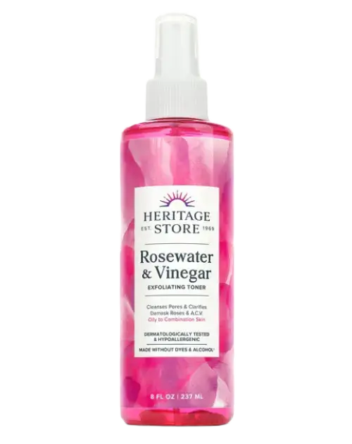 Heritage Store Rosewater & Vinegar Exfoliating Toner