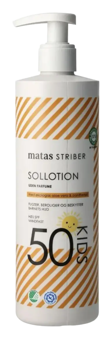Matas Striber Kids Sollotion SPF 50 Uden Parfume