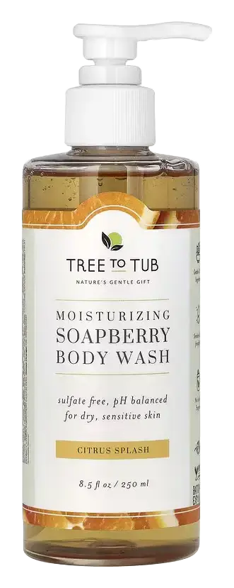 Tree to Tub Moisturizing Soapberry Body Wash Citrus Splash