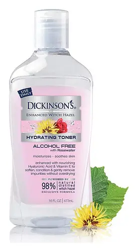 Dickinson's Enhanced Witch Hazel Hydrating Toner with Rosewater