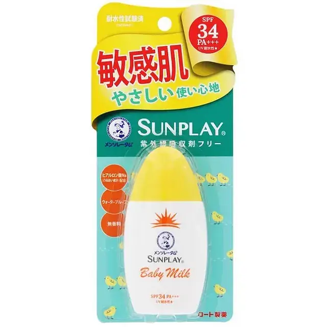 Rohto Mentholatum Sunplay Sunblock Baby Milk SPF 34 PA +++