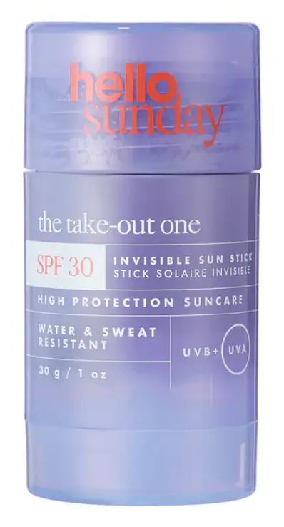 Hello Sunday The Take-Out One Invisible Sun Stick SPF 30 With Hyaluronic Acid