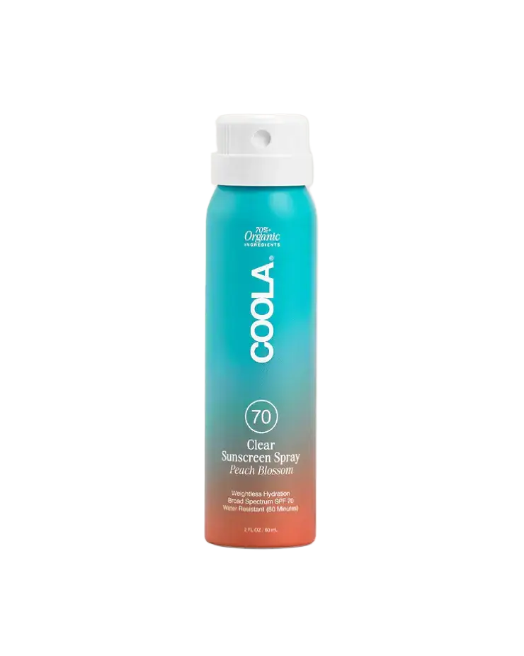 COOLA Clear Sunscreen Spray SPF 50 Peach Blossom
