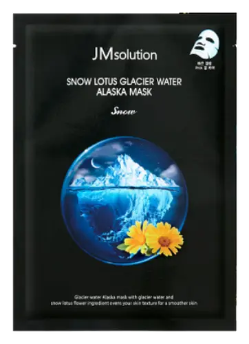 JMsolution Snow Lotus Glacier Water Alaska Mask