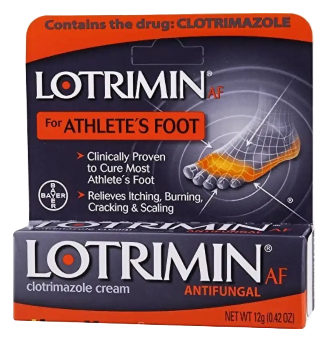 Lotrimin AF Antifungal Cream Athletes Foot Treatment