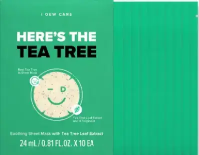 I Dew Care Here's The Tea Tree Sheet Mask