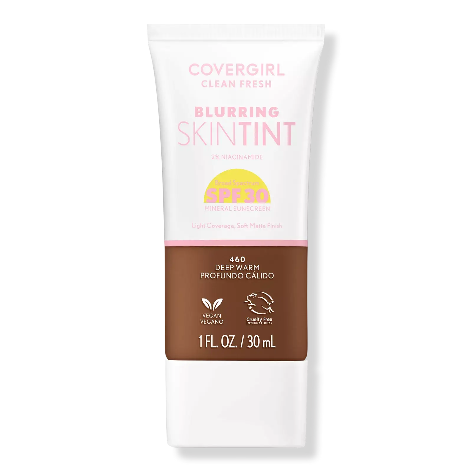 Covergirl Clean Fresh Blurring Skin Tint SPF 30 460 Deep Warm