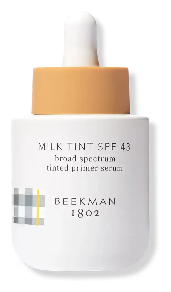 Beekman 1802 Milk Tint SPF 43 Tinted Primer Serum Tan