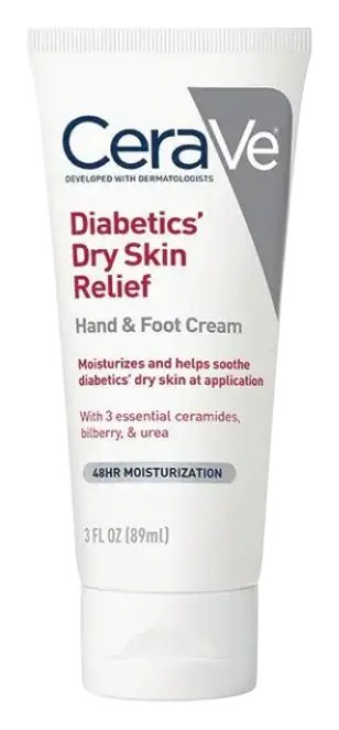 CeraVe Diabetics' Dry Skin Relief Hand & Foot Cream