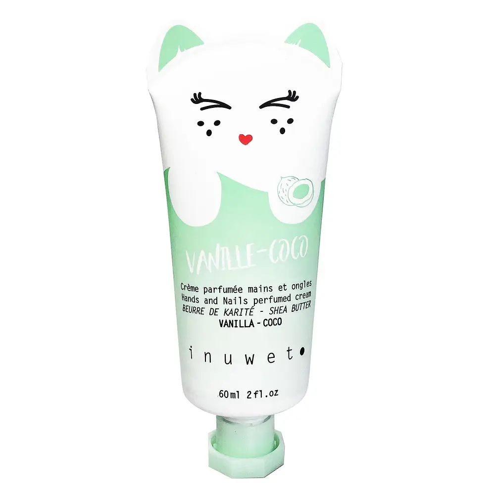 inuwet. Hands and Nails scented cream Vanilla-Coco
