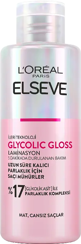 L'Oreal Elseve Glycolic Gloss Laminasyon Türkiye