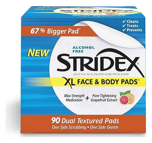 Stridex XL Face & Body Pads