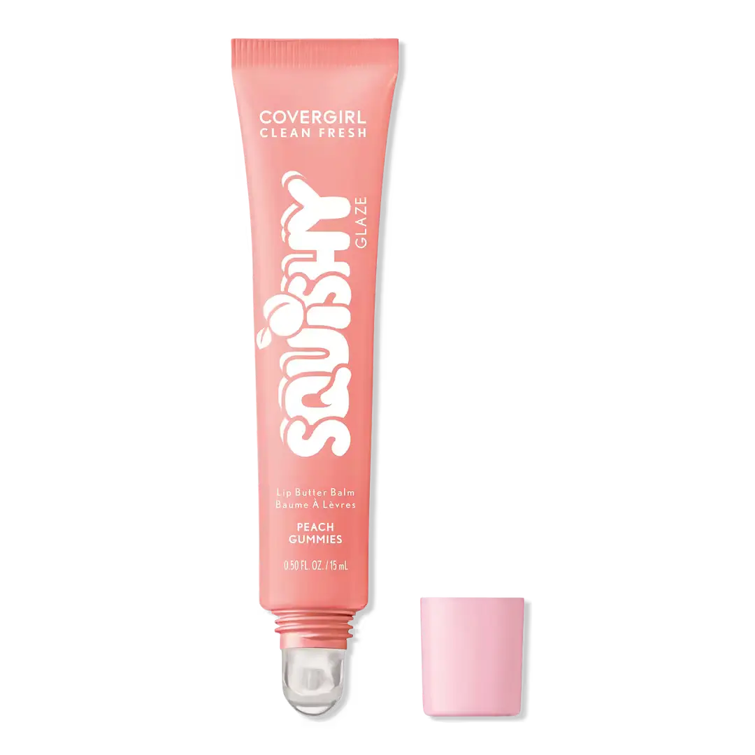Covergirl Clean Fresh Squishy Glaze Lip Butter Balm Peach Gummies
