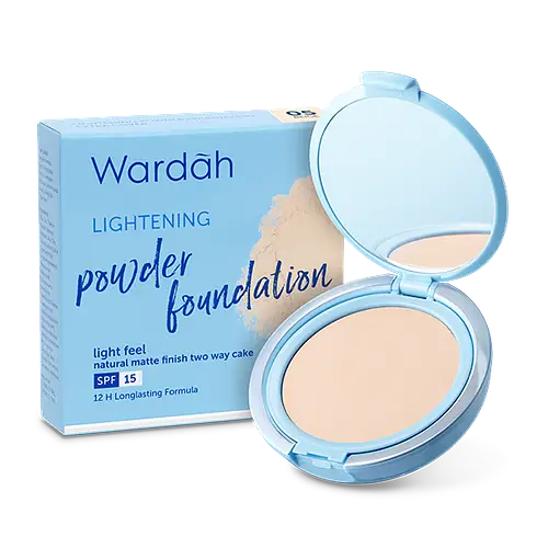 Wardah Lightening Powder Foundation 01 Light Beige