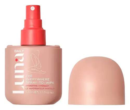 Luna Daily The Hydrating Everywhere Spray-To-Wipe - With Prebiotics, Vitamins C & E, Omegas