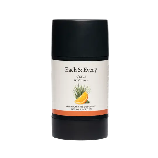 Each & Every Natural Deodorant Citrus & Vetiver