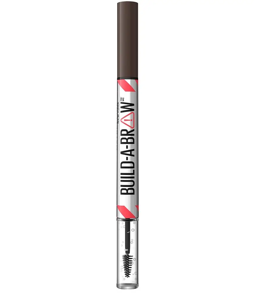 Maybelline Build-A-Brow 2-In-1 Brow Pen & Sealing Gel Deep Brown