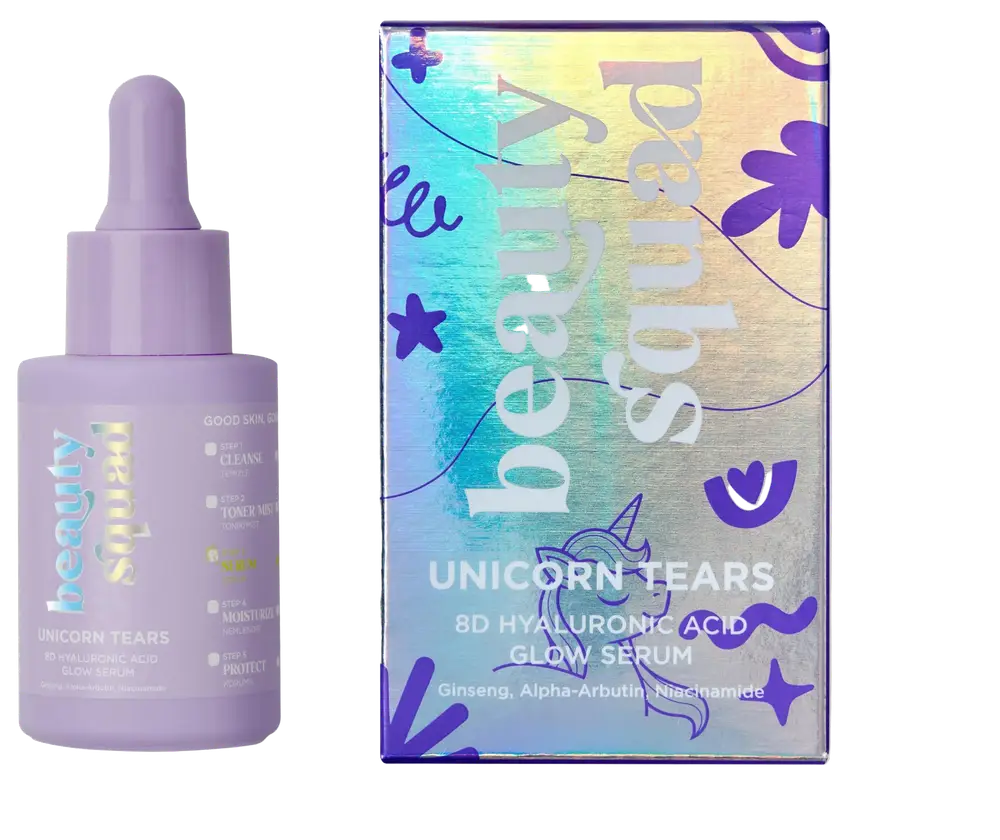 Beauty Squad Unicorn Tears 8D Hyaluronic Acid Glow Serum