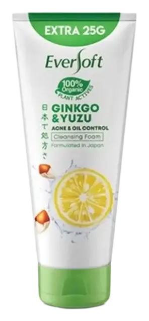 Eversoft Ginkgo & Yuzu Acne & Oil Control Cleansing Foam