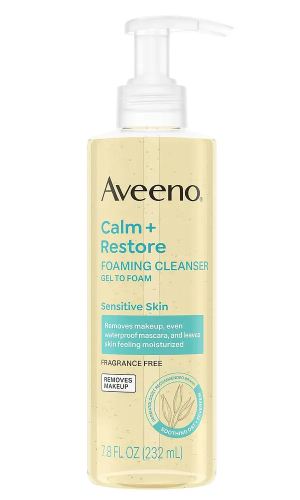 Aveeno Calm + Restore Foaming Cleanser