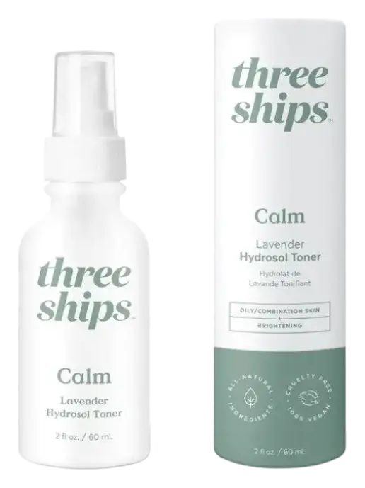 Three Ships Beauty Calm Lavender Hydrosol Toner
