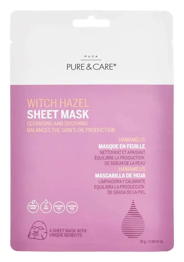 Puca – Pure & Care Witch Hazel Sheet Mask