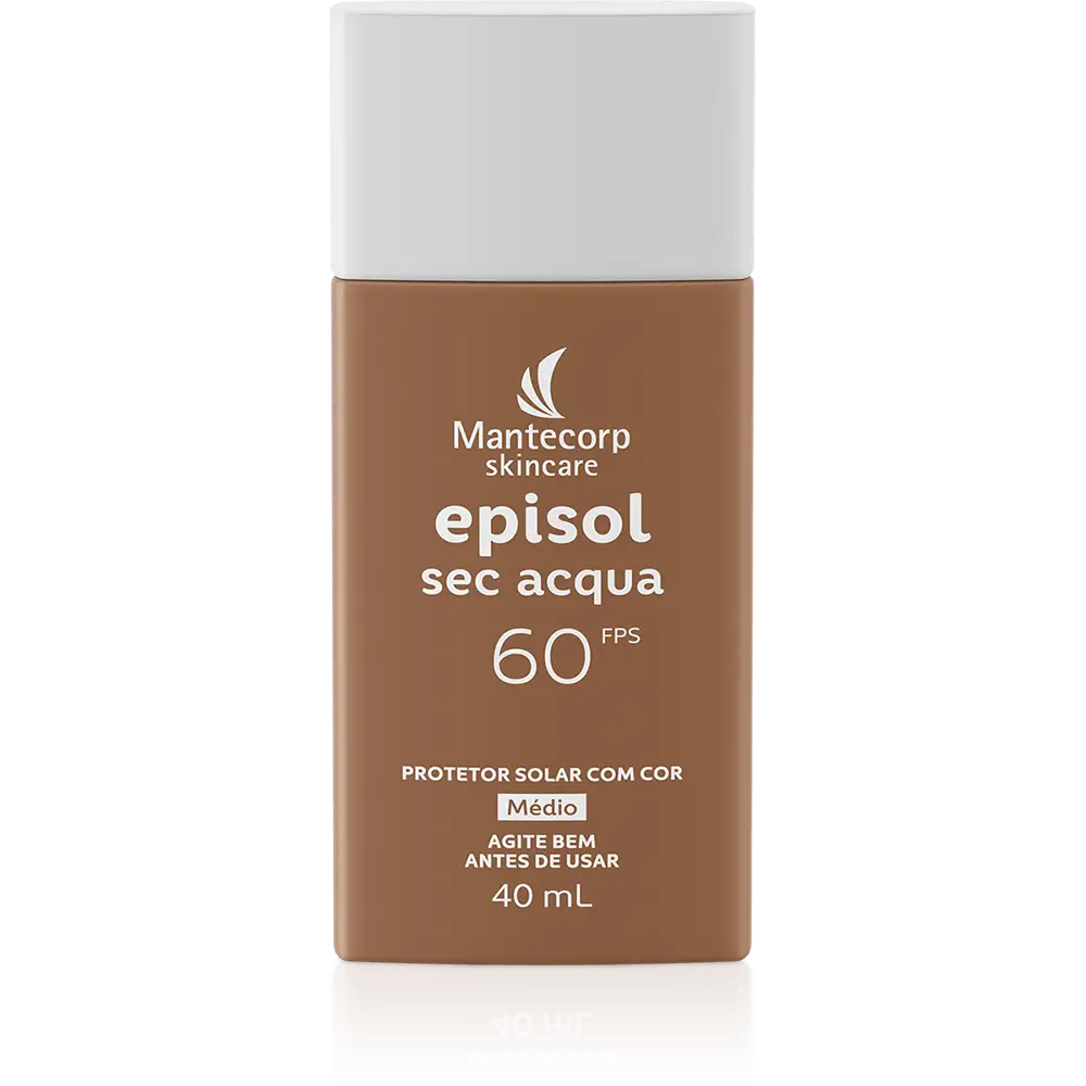 Mantecorp Episol Sec Acqua Facial Sunscreen SPF 60 Médio