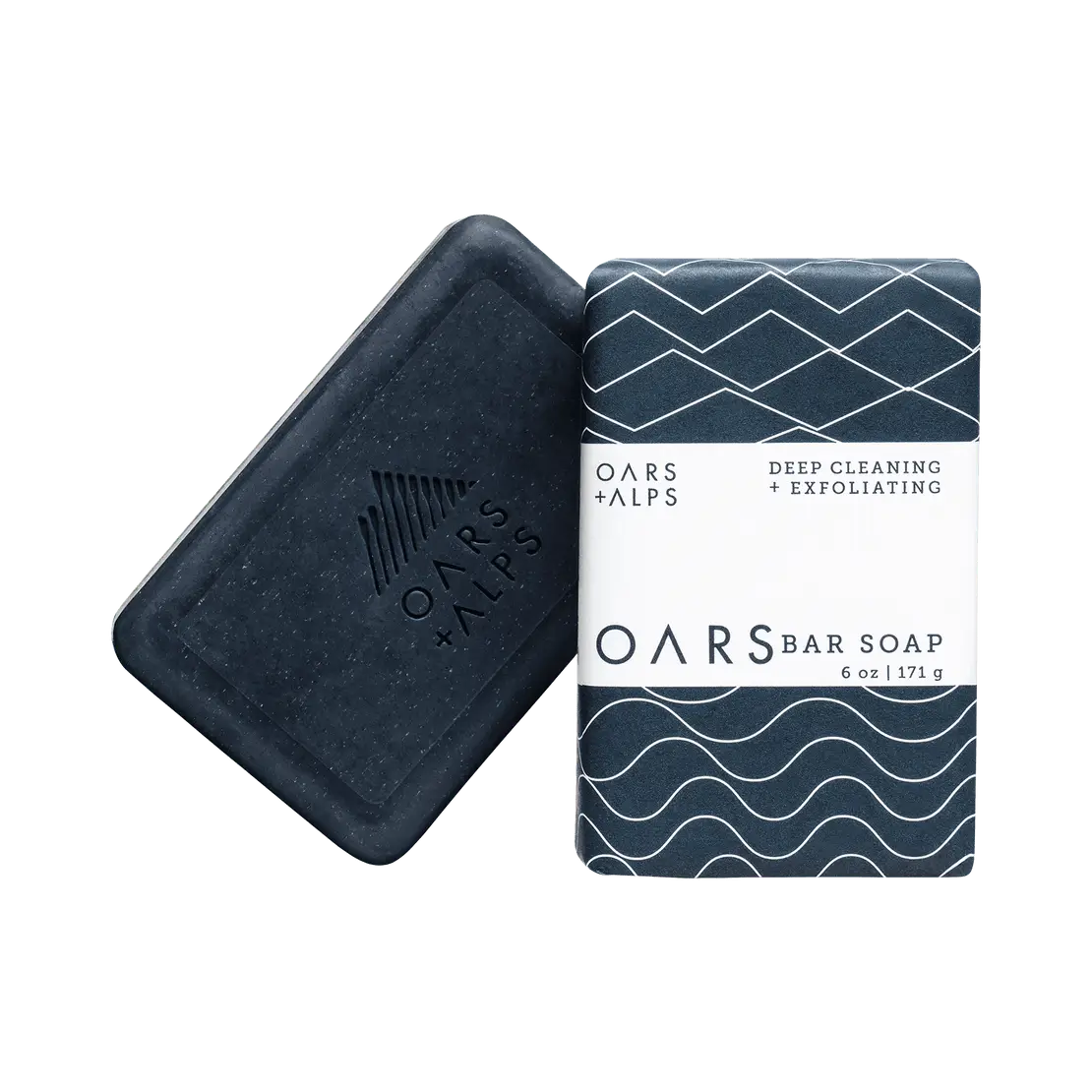 Oars + Alps Blue Charcoal Oars Bar Soap