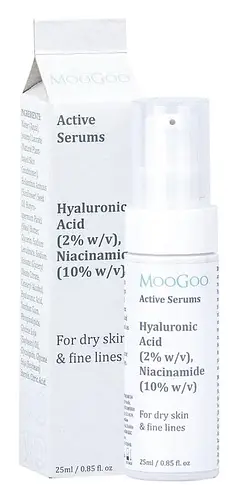 MooGoo Hyaluronic Acid (2%), Niacinamide (10%) Active Serum