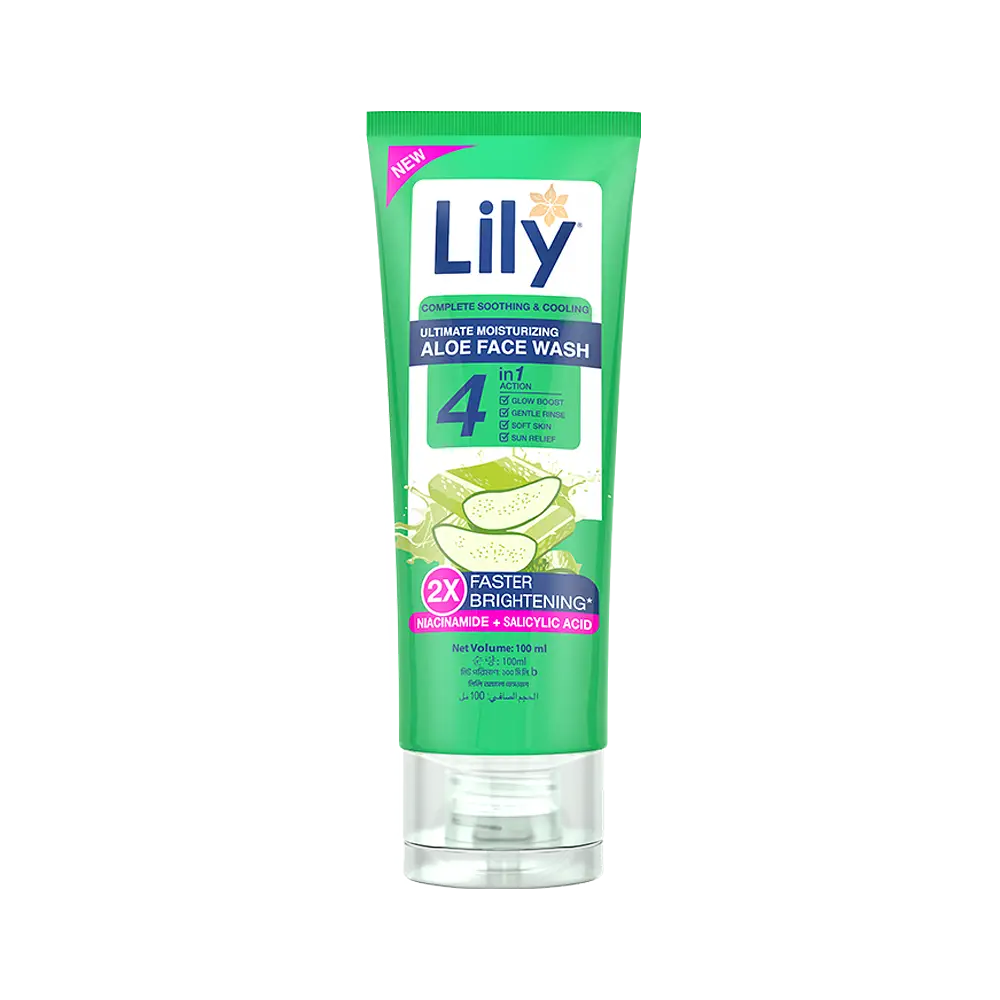 Lily 4 In 1 Action Face Wash Aloe