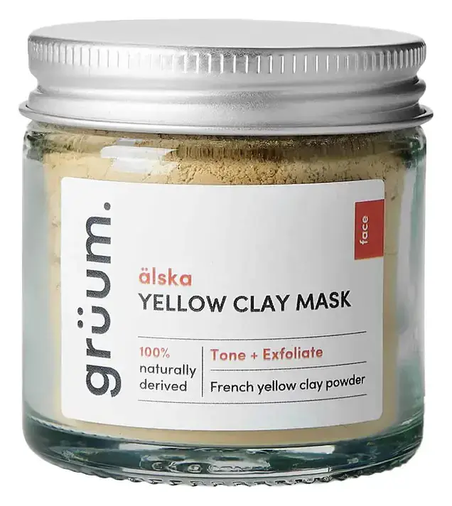 grüum Älska Clay Mask Yellow (For mature skin)