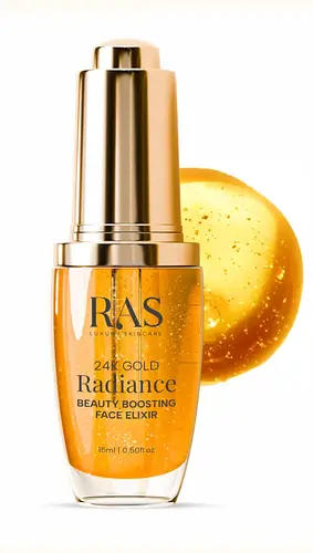 RAS Luxury Oils 24k Gold Radiance Beauty Boosting Face Elixir