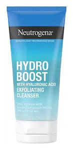Neutrogena Hydro Boost Daily Gel Cream Exfoliating Cleanser With Hyaluronic Acid