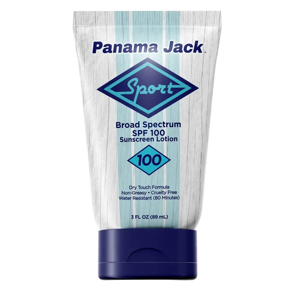 Panama Jack Sport Broad Spectrum SPF 100 Sunscreen Lotion