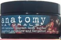 Anatomy Naturals Love Your Body Butter Grapefruit, Tangerine and Bergamot