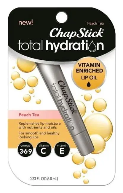 ChapStick Total Hydration Vitamin Enriched Peach Tea Lip Oil