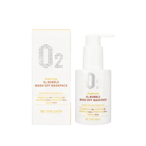 Be The Skin Heartleaf O2 Bubble Wash Off Mask Pack