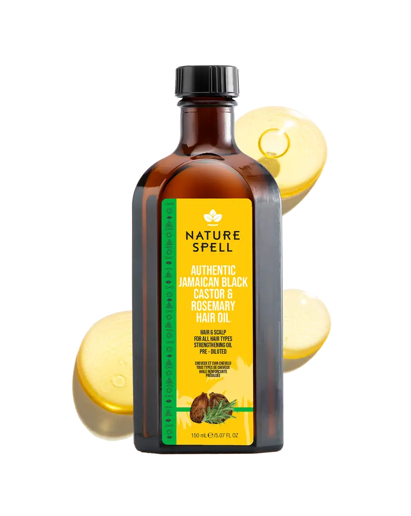Nature Spell Authentic Jamaican Black Castor & Rosemary Hair Oil