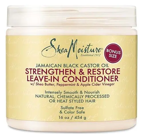 Shea Moisture Jamaican Black Castor Oil Strengthen & Restore Leave-In Conditioner