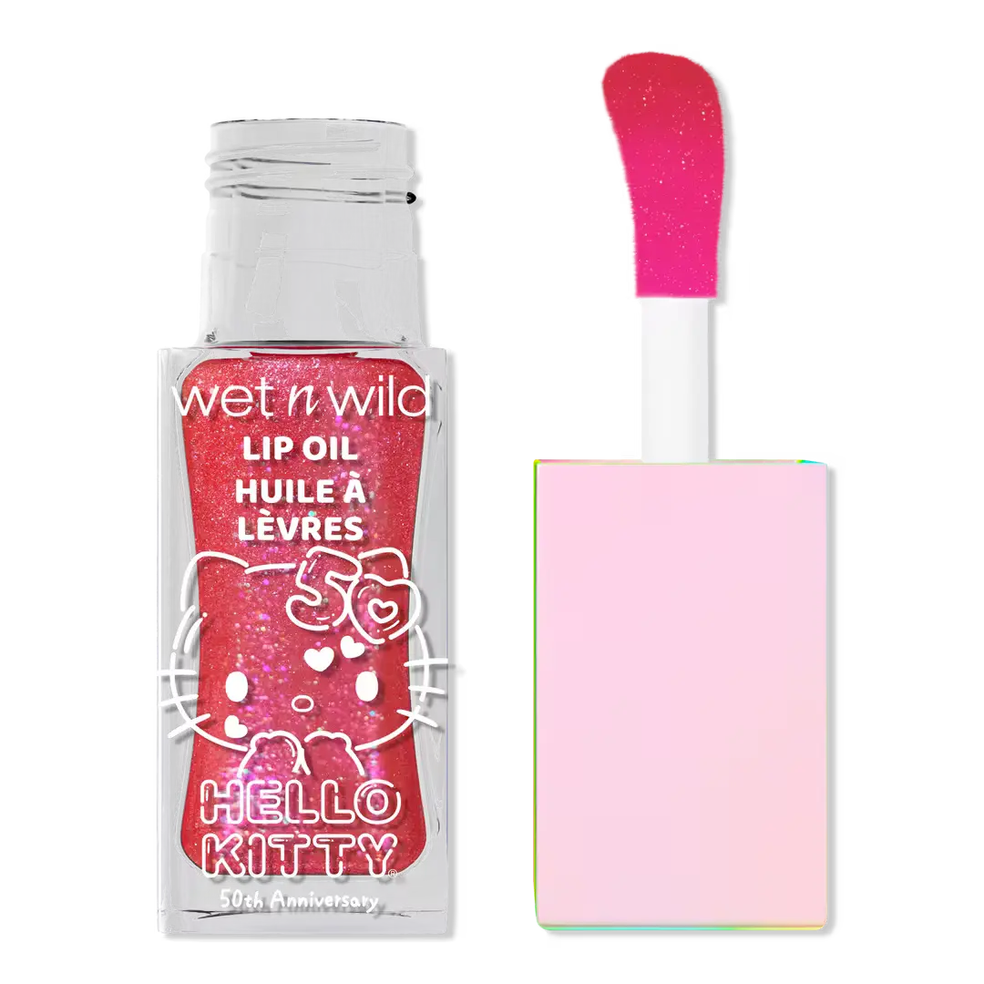 Wet n Wild Hello Kitty Glitter Lip Oil Purrfect
