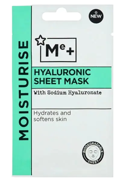 Superdrug Me+ Hyaluronic Acid Sheet Mask