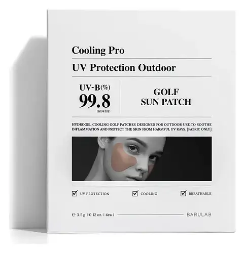 Barulab Cooling Pro UV Protection Outdoor Golf Sun Patch