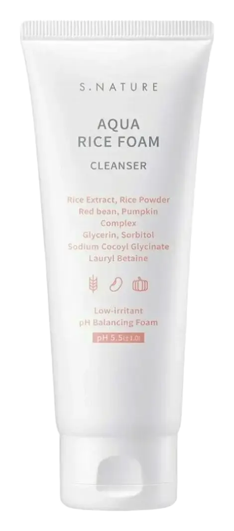 S.NATURE Aqua Rice Foam Cleanser
