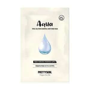 Pretty Skin Total Solution Essential Sheet Mask Aqua
