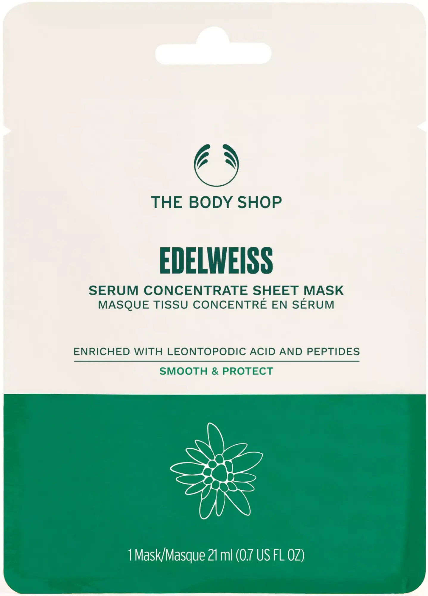 The Body Shop Edelweiss Serum Concentrate Sheet Mask